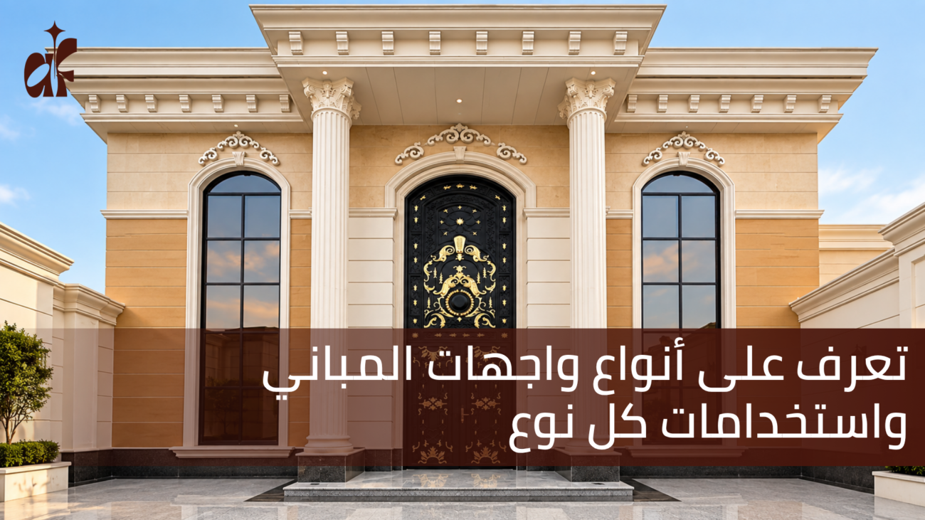 تعرف علي أنواع واجهات المباني واستخدامات كل نوع
